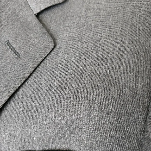 Salvatore Ferragamo Suit Jacket Men Size 42 Charcoal Super 100s Made in Italy